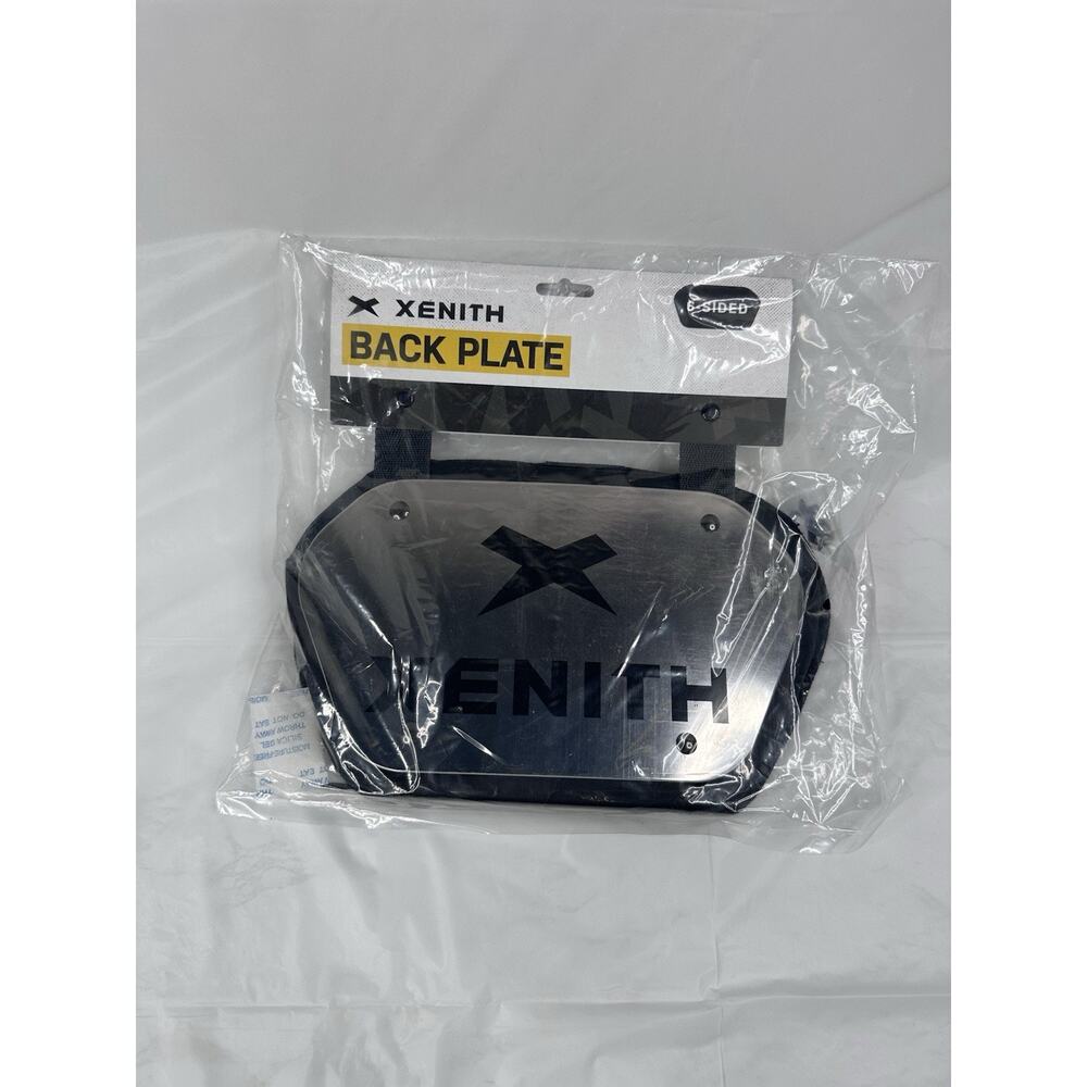 Xenith Elite Football Back Plate Chrome Brand New
